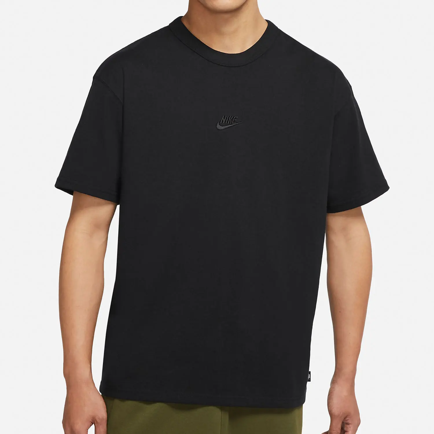 Nike genuine men's comfortable short sleeved knitted round neck casual sports T-shirt DO7393-010