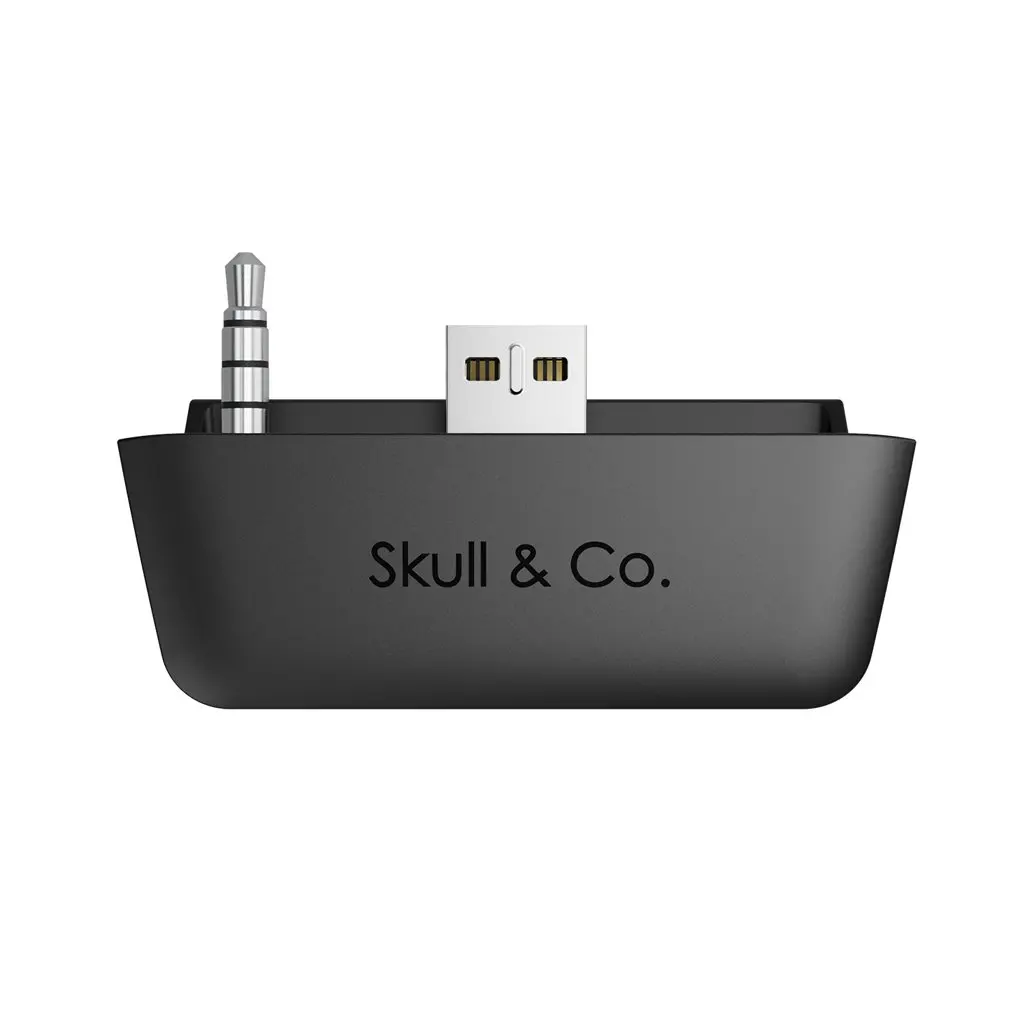 Skull & Co. AudioBox Bluetooth 5.0 Compatible Audio Transmitter APTX LL Adapter for Xbox Series X/S Xbox One Elite 2 Controller