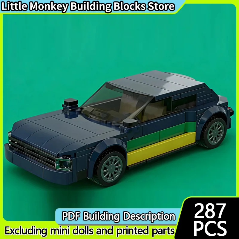 

Speed Racing Car Model MOC Building Bricks Classic City Sedan Modular Technology Children Holiday Gifts Assemble Toys Suit