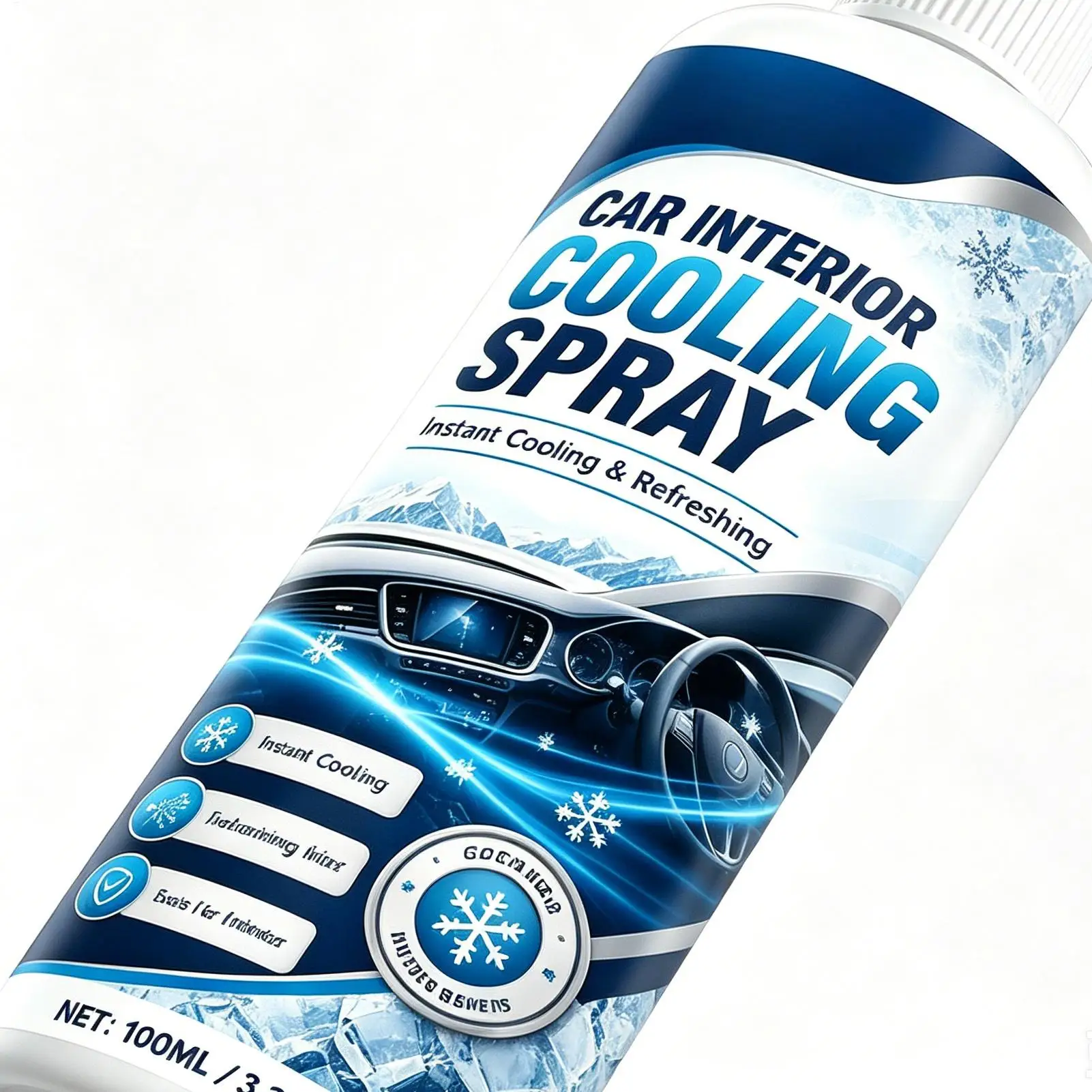 spray-refrescante-para-carro-100ml-alivio-do-calor-fragrancia-natural-spray-congelante-para-carro-resfriamento-rapido-para-sedan-suv-rv-bancos-de-couro-painel