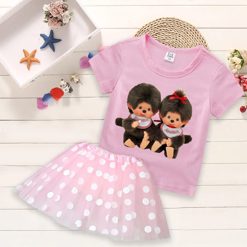 Детский-комплект-футболок-monchhichi-с-мультяшным-принтом-футболки-и-шорты-костюм-из-двух-предметов-для-девочек-летняя-повседневная-одежда-kawaii-подарки-на-день-рождения-для-детей