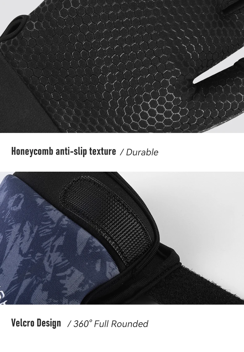 Kingdom Winter-Angelhandschuhe, L, XL, XXL, Outdoor, 3-Finger-Schnitt, rutschfest, für Herren und Damen, Radfahren, Laufen, Sport, Angeln – Detail 12