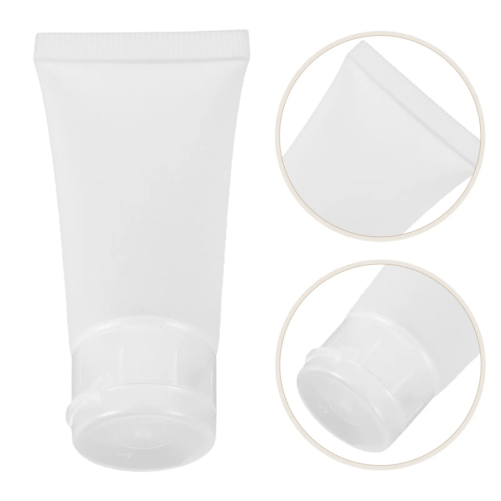 

Набор из 8 многоразовых дорожных тюбиков-дозаторов: герметичные пластиковые флаконы для лосьонов, шампуней и кремов