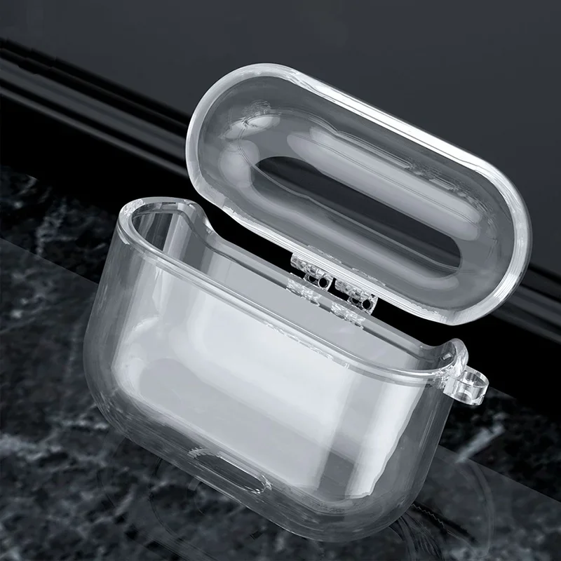 حافظات سماعات أذن شفافة جديدة لأجهزة Airpods 4 /2 /3 حافظة سماعات الرأس حافظة واقية لأجهزة Apple Airpods Pro 2 Airpods