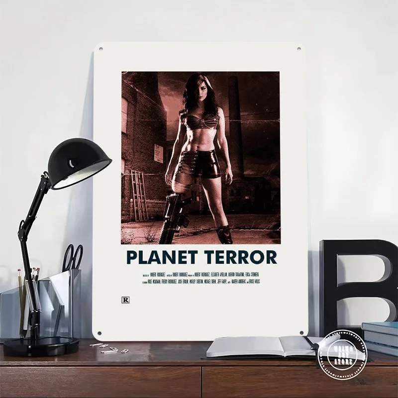 Planet Terror Metal Poster Perfect Gift for Fans Lovers Customized Wall Art Metal Sign for Bar Accessories Bedroom Decorations