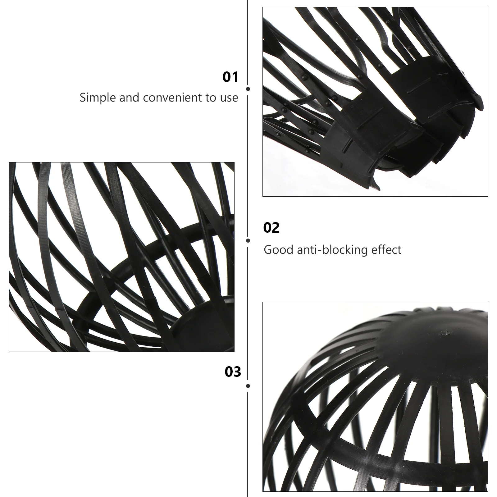 واقي أوراق لتصفية الحوض ، تصريف الأرض ، درع مزراب ، الوقاية والحجب ، أداة شبكية ، 4 *