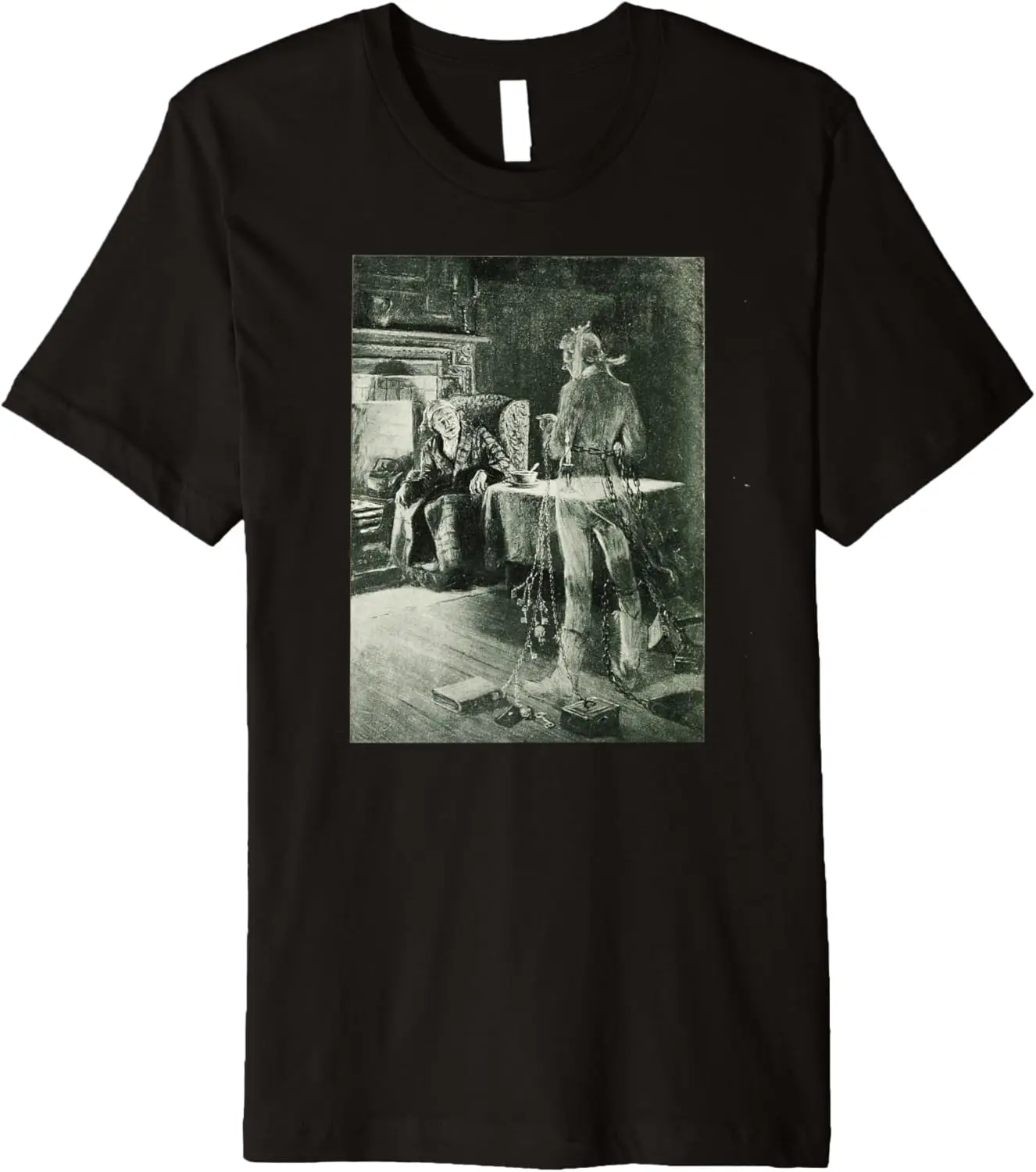 

Retro A Christmas Carol Ghost of Jacob Marley Scrooge Premium T-Shirt