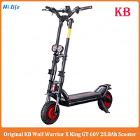 EU Stock Pre Sale KB Wolf Warrior X GT 10inch 60V 28.8Ah Battery Double Motor 2200W Top speed 70 km/h Electric Scooter