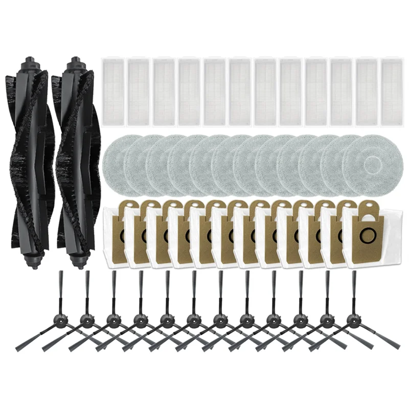 

B59B-For Karingbee S7 OMNI Vacuum Replacement Parts Accessories Roller Side Brush Hepa Filter Mop Cloth Rag Dust Bag