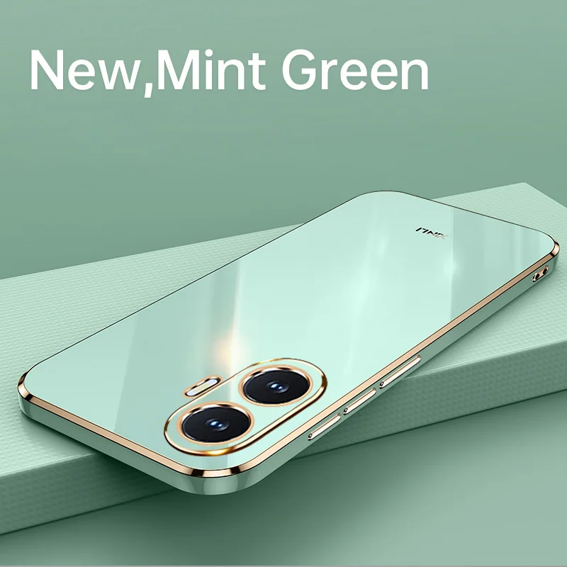 Für Xiaomi Poco F7 5G Fall 6D Überzug Silikon Stoßstange Weiche TPU Zurück Abdeckung Stoßfest Telefon Fall für Xiaomi Poco F7 PocoF7 2025
