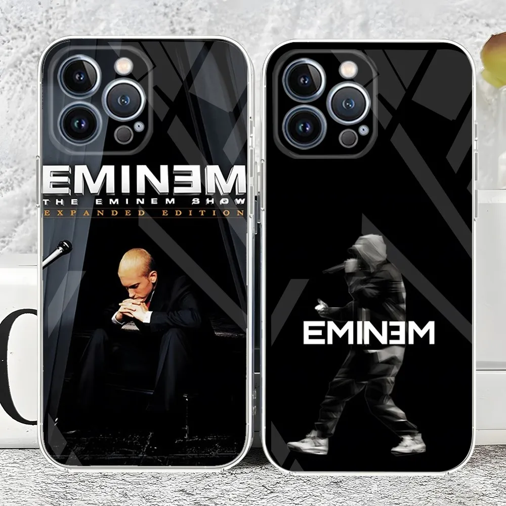 Rapper Eminem Phone Case new 2024 For iPhone 15 14 12 13 11 Pro Max Mini X XR XS Max 7 8 Plus designer transparent cover