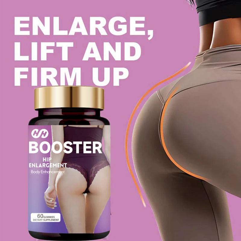 Natural Hip Enlargement and Tightening, Used for Tightening and Gathering Effects, Improving Hip Relaxation with 60 Capsules
