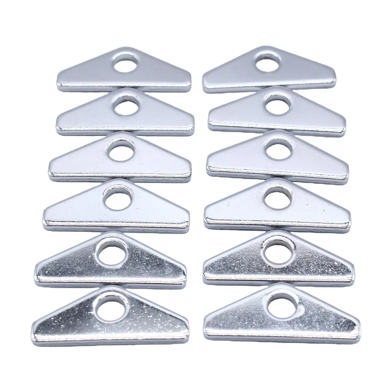 Chrome Steel Mini Spreader Tabs , Covers Tabs Small Block for 289