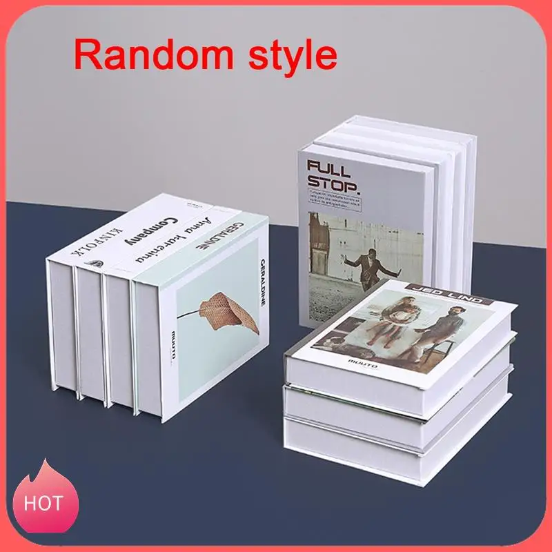 HOT-Simulation Book Ornaments, Study Bookcase Desktop Home Decorations, Simulation Book Photography Props