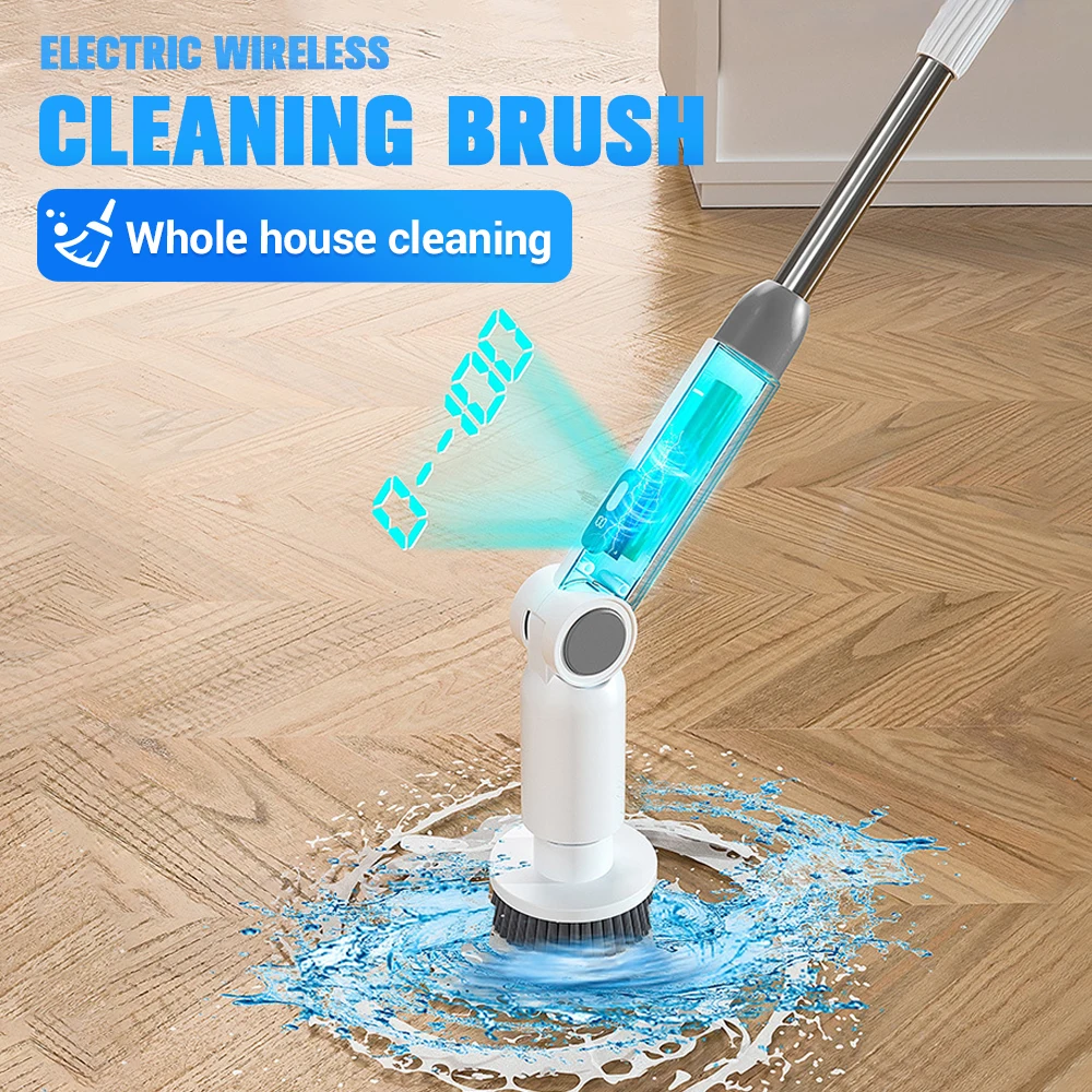 

Electric Wireless Cleaning Brush 2025 NEW 9-in-1 Electric Spin Cleaning Scrubber Electric Cleaning Tools Kitchen Bathroom Clean