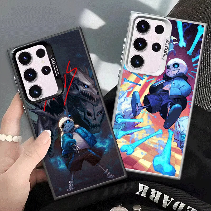 U-Undertale S-Sans Shockproof Phone Case for Samsung Galaxy S26 Edge S25 Ultra S24 FE S23 Plus S21 Cover Anti Fall Fundas