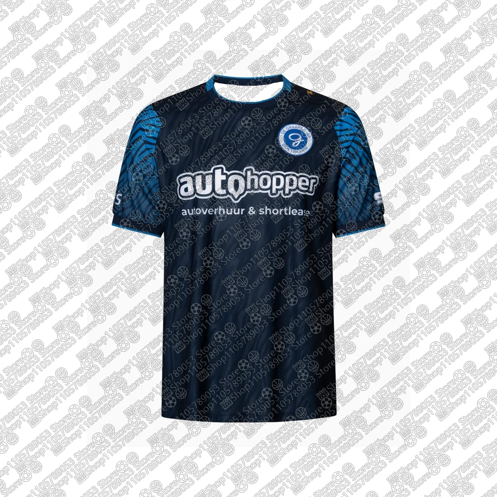 26-27 Mens T-Shirt 3D Printed KID Sports for Family Boys Fans Footy Quick-dry Jersey Netherlands D-De Graafschap Football Jersey