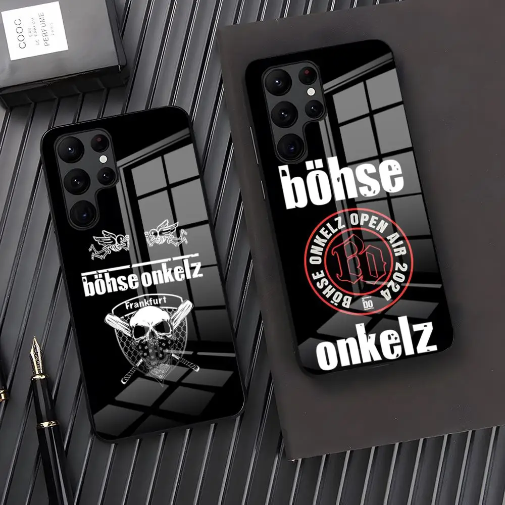B-Bohse Onkelz Band Handyhülle für Samsung A25 A13 A33 5G A54 A36 A35 A56 A52 A14 stoßfeste Glasabdeckung