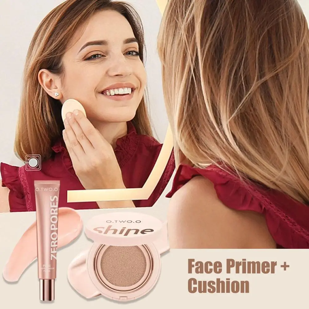 Makeup Primer Moisturizing CC Cream Foundation Mushroom Cream Base Foundation Air Face BB Head Makeup Long-lasting Cushion C8P6