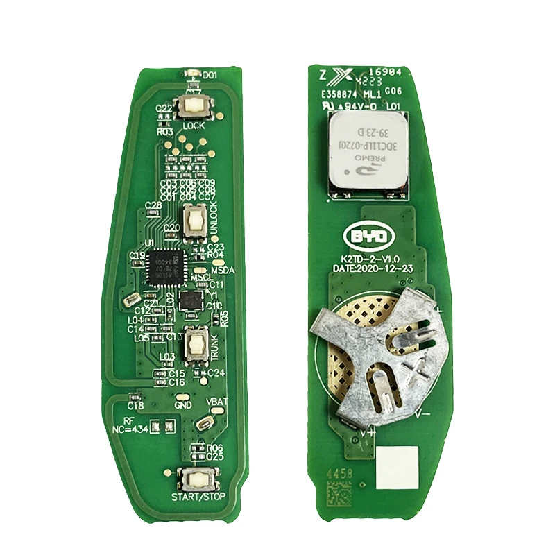 BYD Smart Remote Car Key 433.62MHz FSK 46/4A Chip Keyless Go With Logo CN085009 4 BYD Smart Remote Car Key 433.62MHz FSK 46/4A Chip Keyless Go With Logo CN085009 4