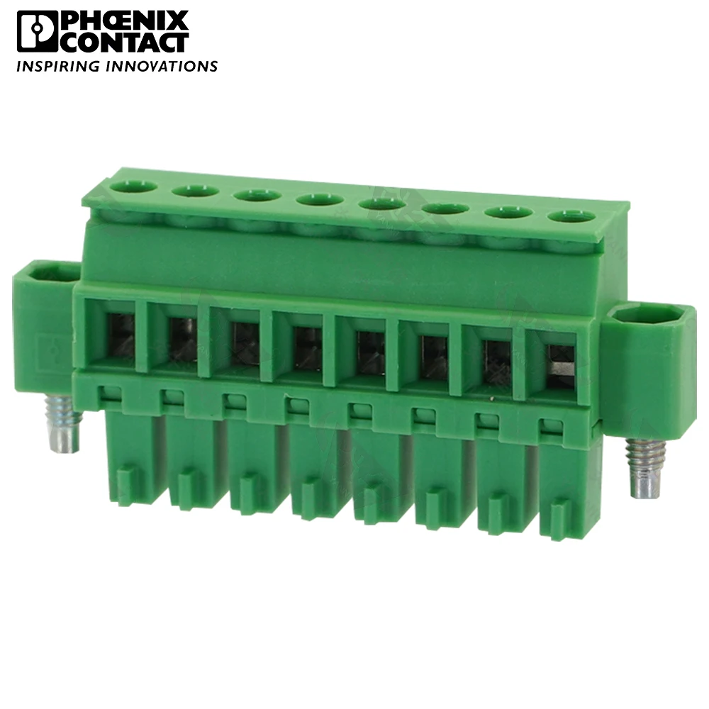 

3.81mm Original Genuine Phoenix Contact Connector PCB Pluggable PLUG-IN Terminal Block 8 Pin MCVR 1.5 STF 3.81 1828401 8A 160V