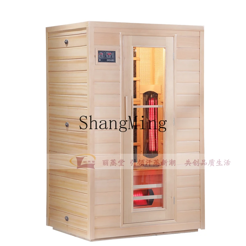 

HJ Home Sauna Room Tourmaline Steam Room Far Infrared Single Double Light Wave Steam Room