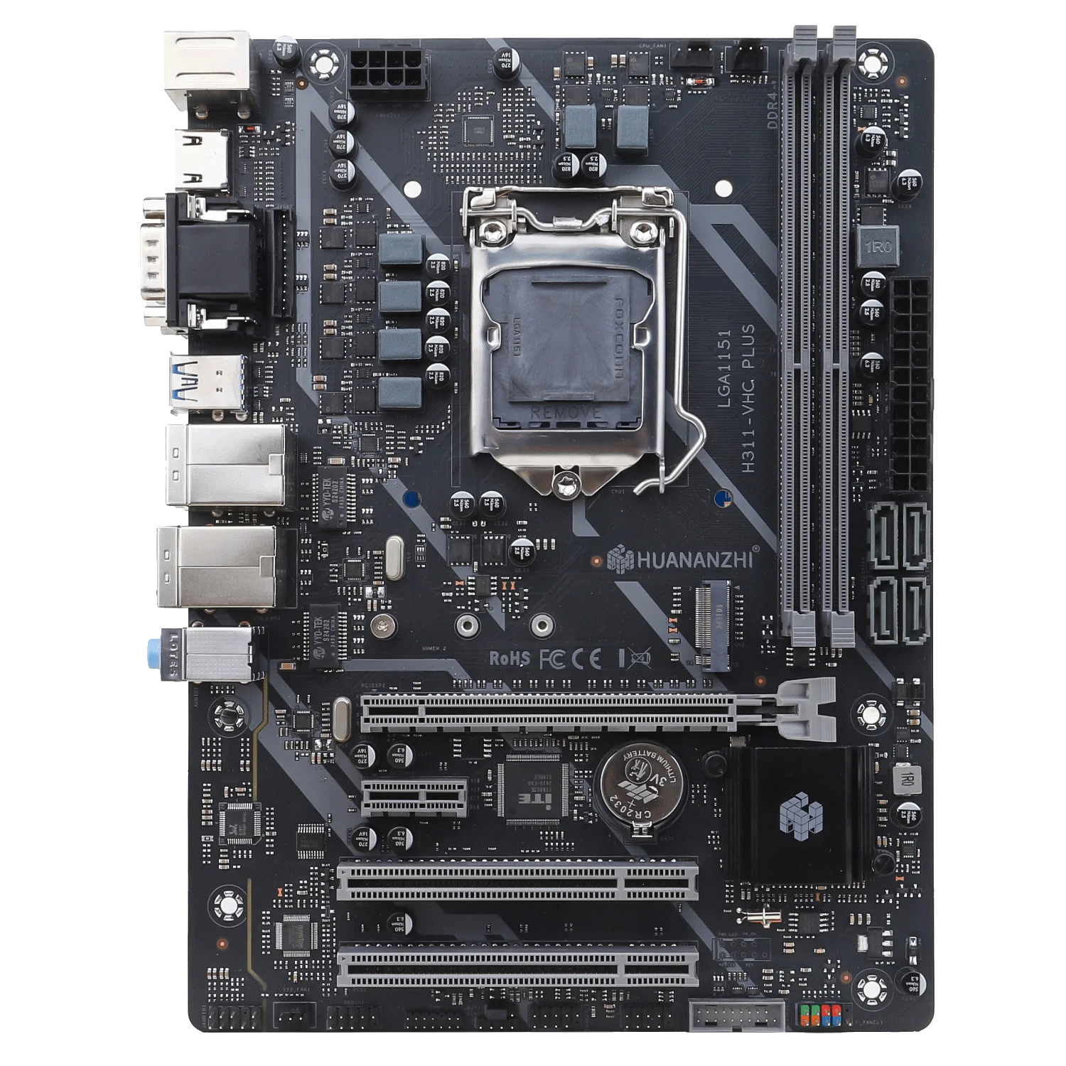 HUANANZHI H311-VHC PLUS V3.0 Motherboard LGA1151 Intel Core i3 i5 CPU DDR4 Memory M.2 NVMe Dual LAN Desktop PC DIY Kit Combo