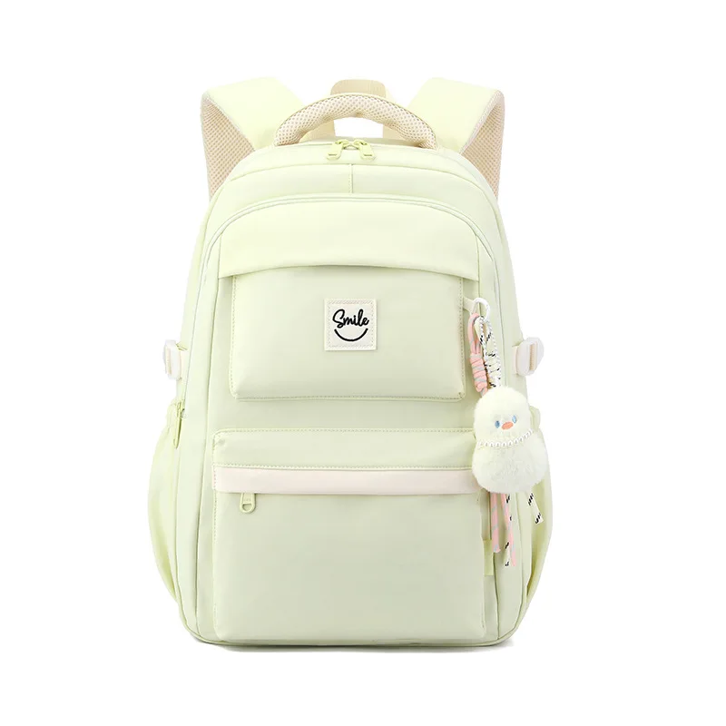 2026 Elementary School Students' Smiling Backpack Lightweight Middle School Students school bag Large Capacity Travel Backpacks
