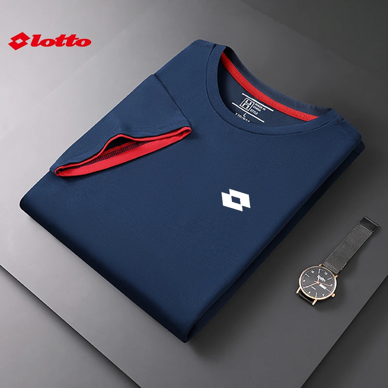 2024 Embroidery LOTTO Men's Quick-dry Polo Shirt Summer New Business Casual Breathable High-Quality Polo Shirt for Men