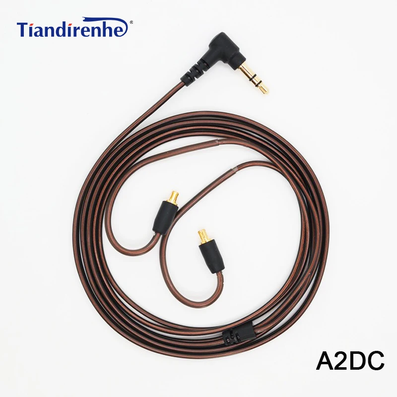 New A2DC earphone cable Oxygen-free copper duplex headphone upgrade cable