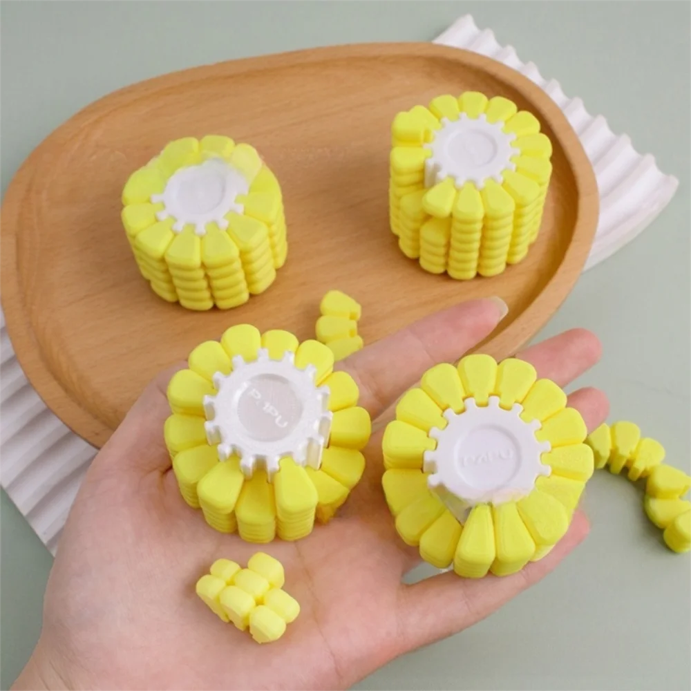 Criativo diy 3d milho quebra-cabeça inteligência blocos de construção cubo mágico alívio do estresse cilíndrico blocos deslizantes presente