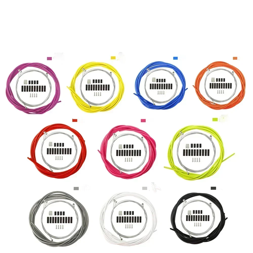 New Road Bike Shift Brake Line Set 4/5mm Line Tube Multi-color MTB Bike Brake Line Tube Inner  Universal Bicycle Accessories