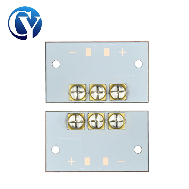 UV LED  Light 6565Module 30W 365nm 385nm 395nm 405nm Planar Quartz Lens Lamp Beads  Curing  3D Resin Printer