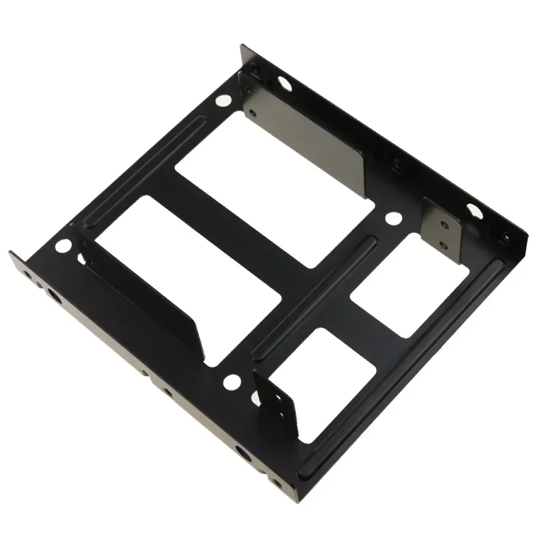 

Metal Thickened Double-layer Solid-state Drive Rack 2.5" To 3.5" Hard Drive Bracket HDD / SSD Installation Bracket with Screws