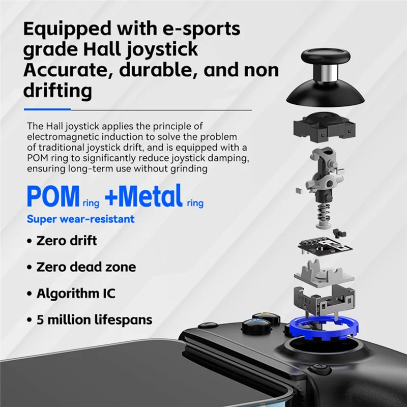 

Stable Performance-D10S Stretch Cooling Gamepad For Delta PS4 Android IOS Tablet Switchxbox 400Mah Streaming Joystick