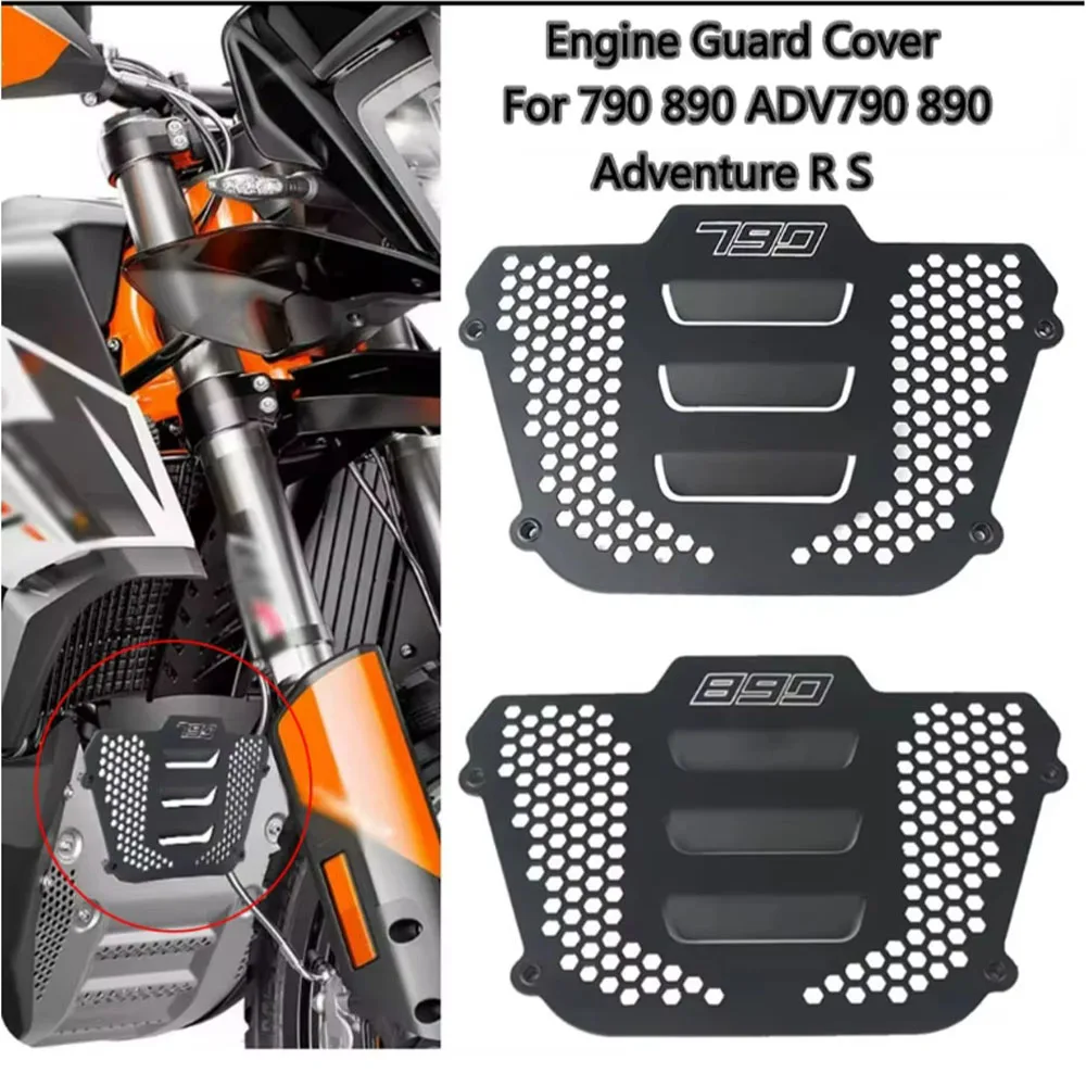 For 790 890 ADV 790 890 Adventure R/S 2020 2021 2022 2023 2024 Motorcycle Accessories Engine Guard Cover Crap Flap Protector