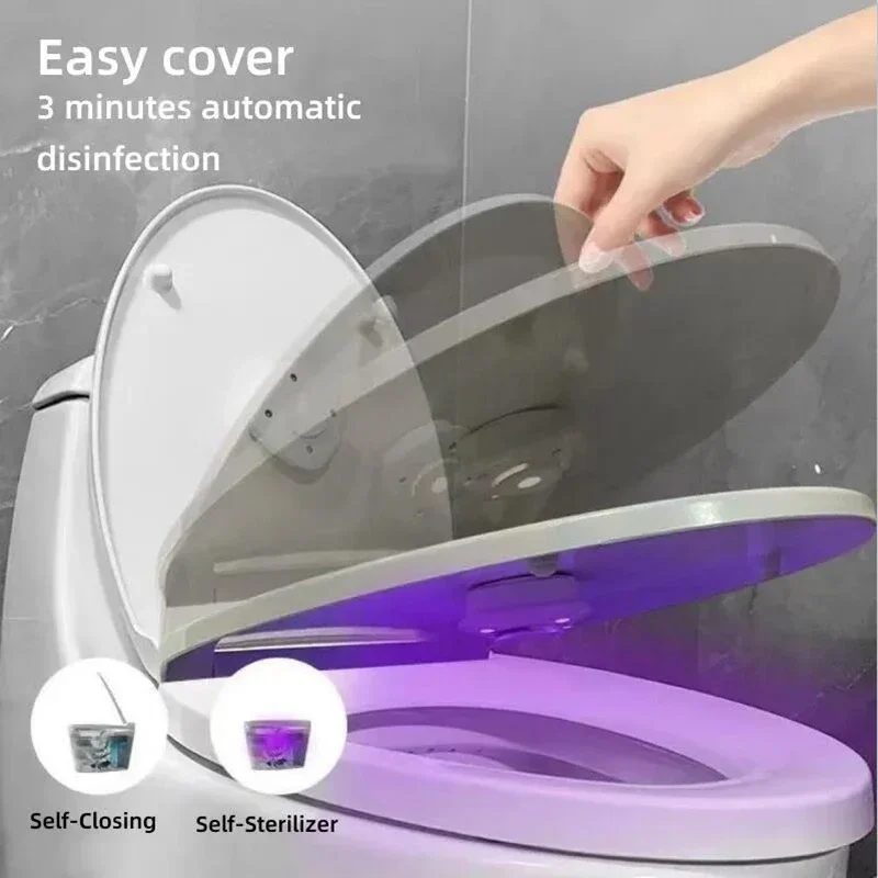UV Toilet Sterilizer Smart Electric Toilet Sterilizer Aromatherapy Toilet Cleaner IPX4 Waterproof UV Lamp For Washrooms
