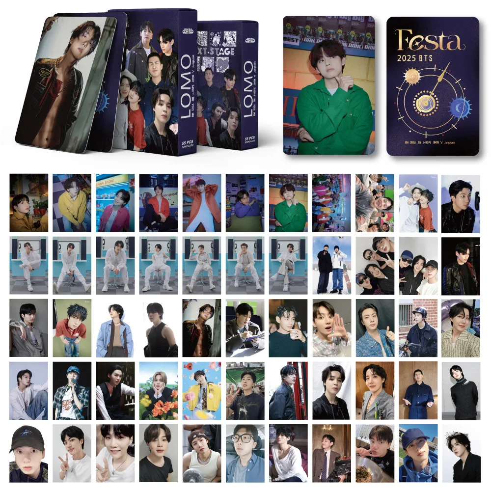 55pcs/Set KPOP Stray New Album Photocards Collection Lomo Cards High Quality Print Photo Cards Fan Gift