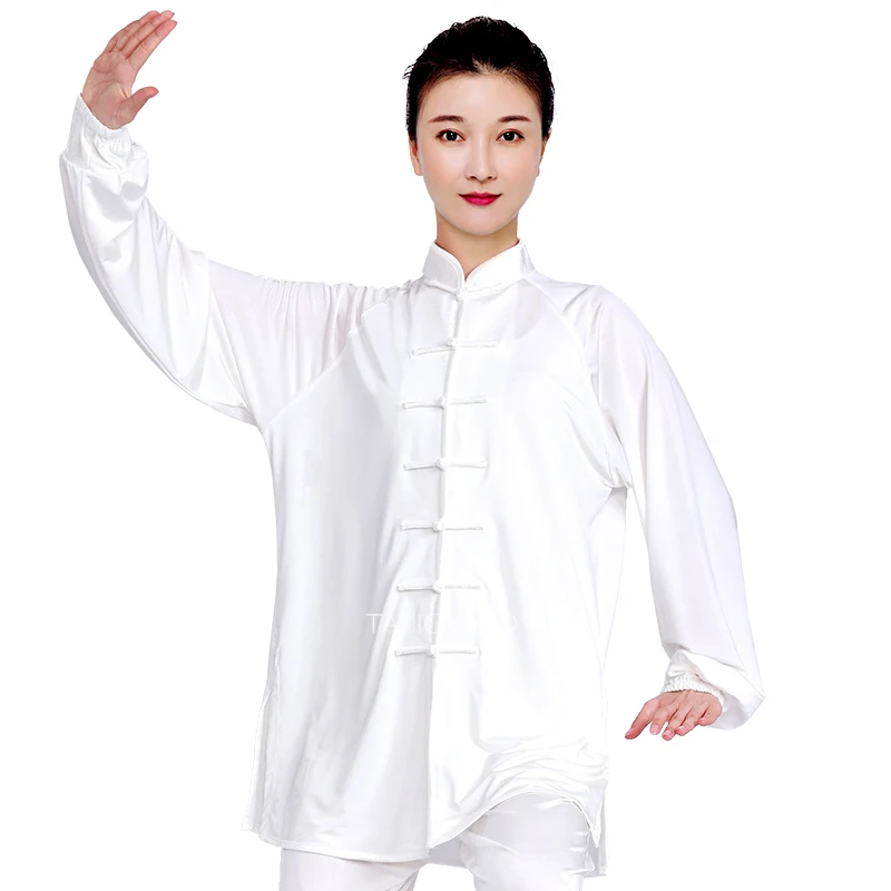 

2025 New Tai Chi Suit - Unisex Kung Fu Uniform for Men & Women, Spring Summer Autumn Practice Wear for Baduanjin & Martial Arts