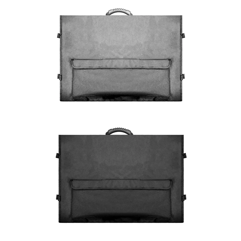 Monitor Carrying Case Computer Monitor Bag With Pockets Adjustable Travel Carrying Case For 24-27In Desktop Monitor