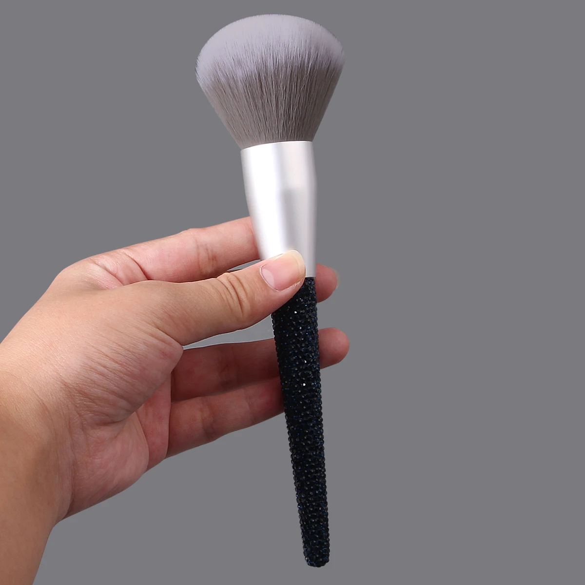 Pennello morbido e sciolto con manico a diamante singolo, pennello per fard, pennello per contorno, pennello per contorno, pennello per trucco multiuso