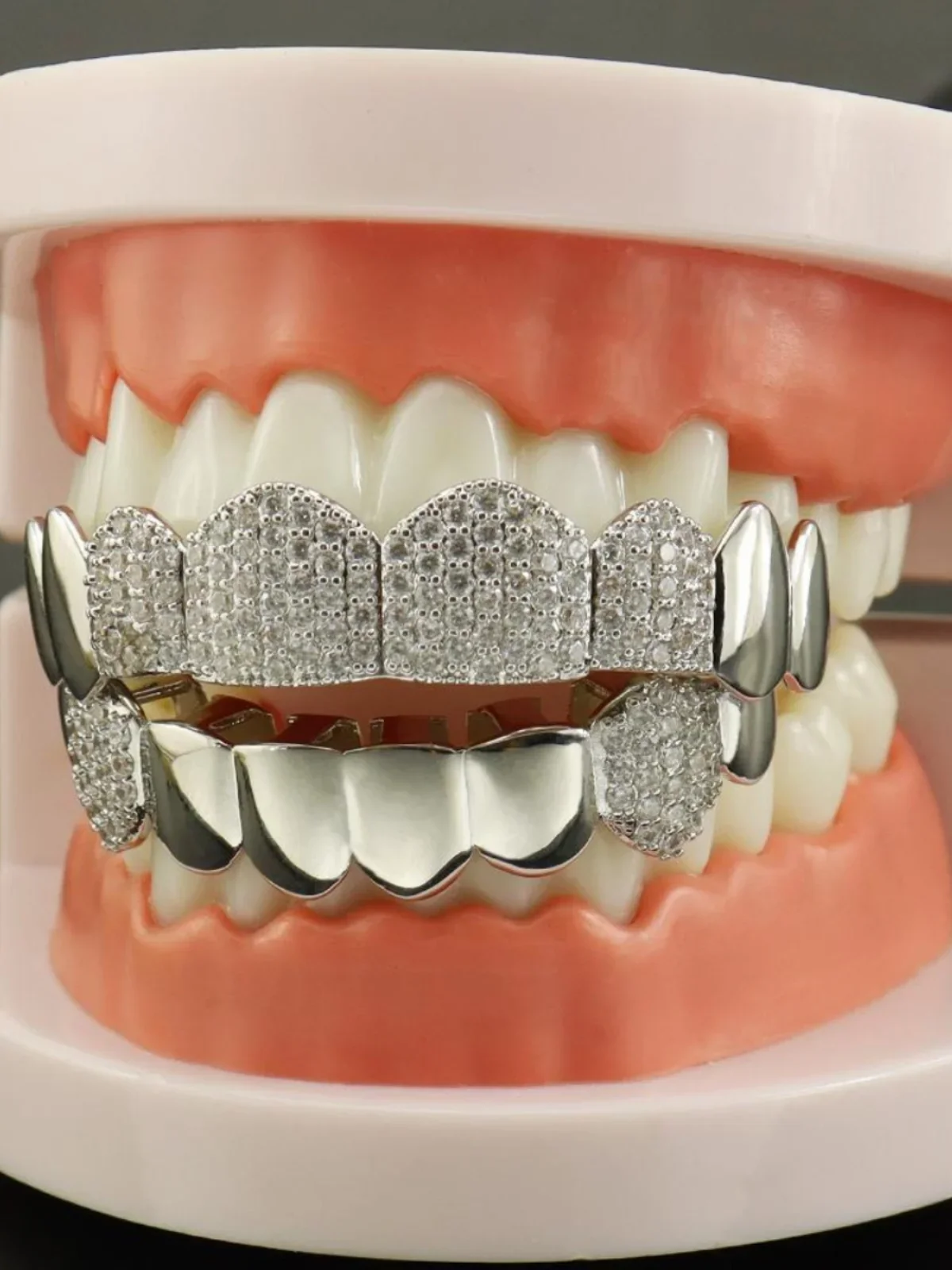 Hip Hop Eight Zircon Braces ins Halloween Braces