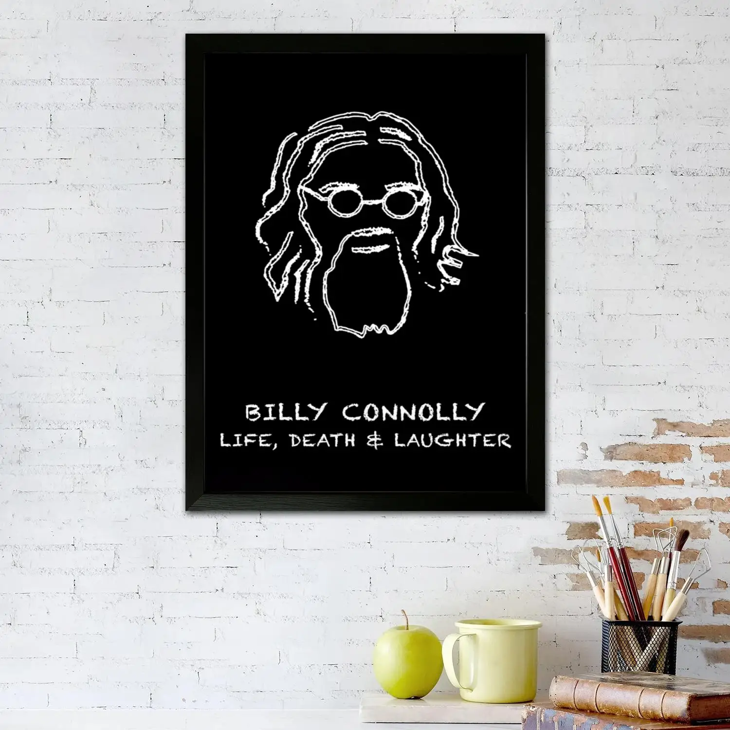 billy connolly Canvas Art Poster and Wall Art, Picture Print, Modern Family, Bedroom Decor, Posters,Decorative painting