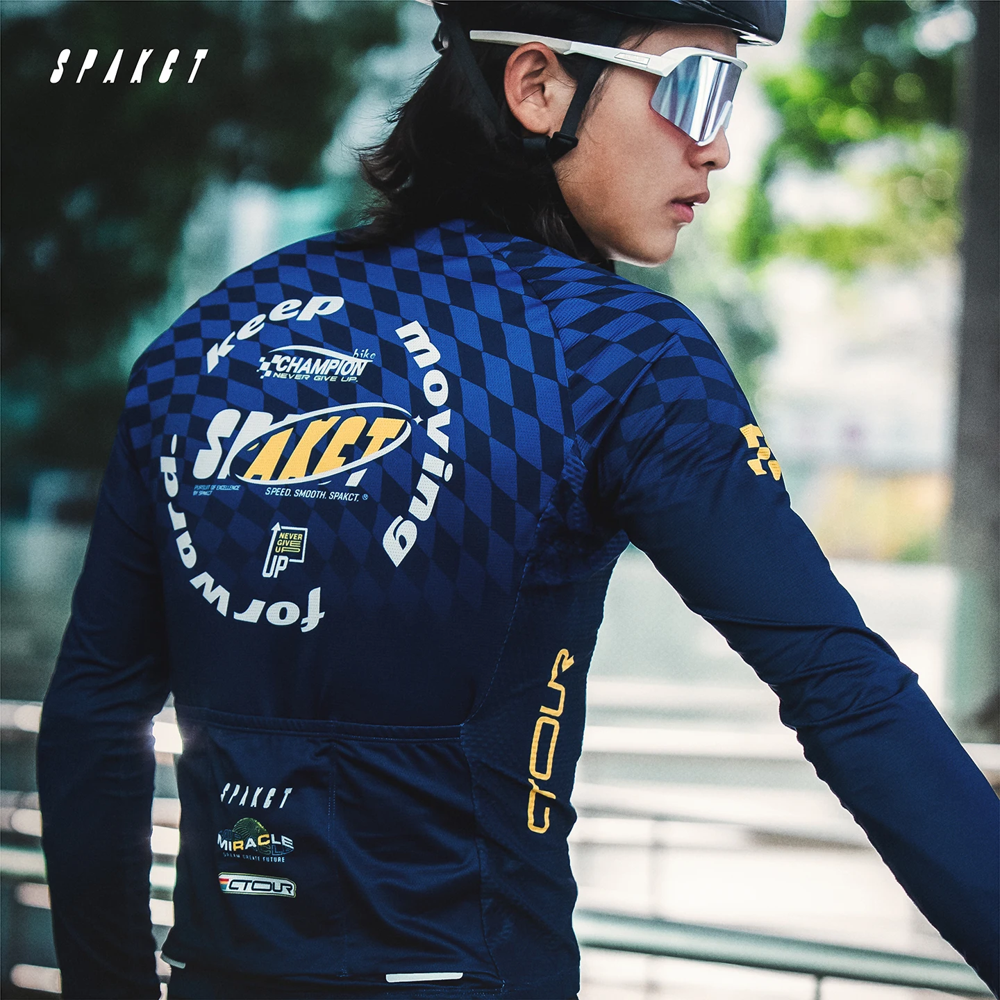 SPAKCT 2026 New Men's Long Sleeve Cycling Jersey Spring Summer Professional Road Bike Wear Charge Series