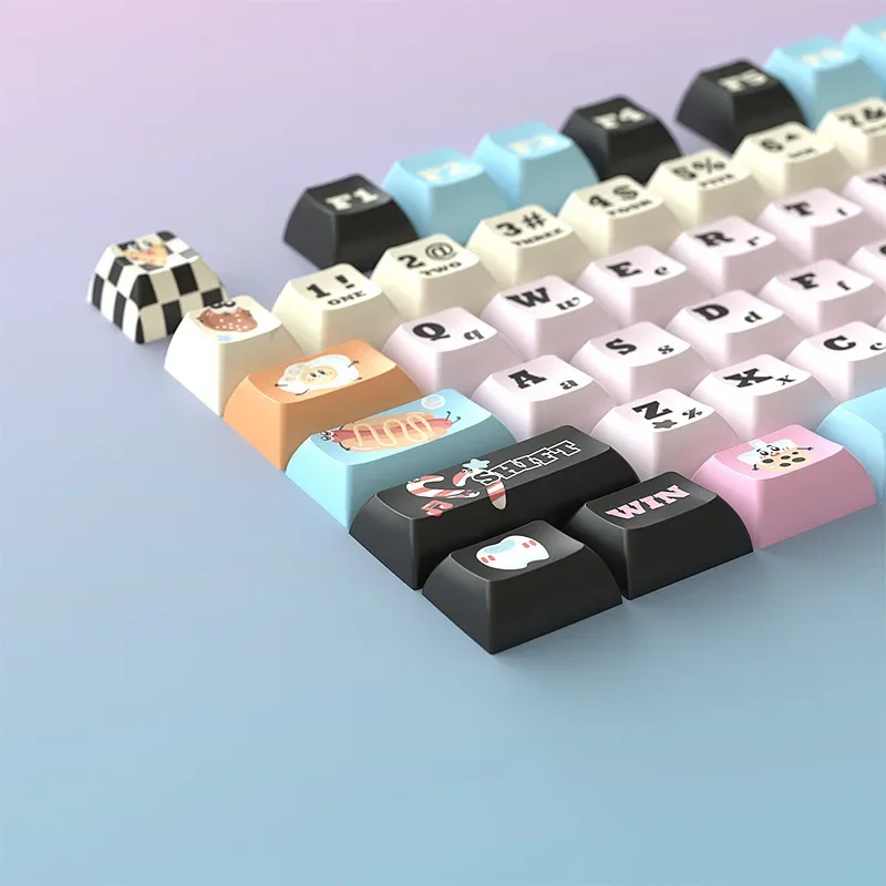 Dopamine Keycap KCA Profile PBT Keycaps 142 Keys For Mx Switch Mechanical Keyboard Lucky65 HI8 RANIY75 Custom personalizadas Set