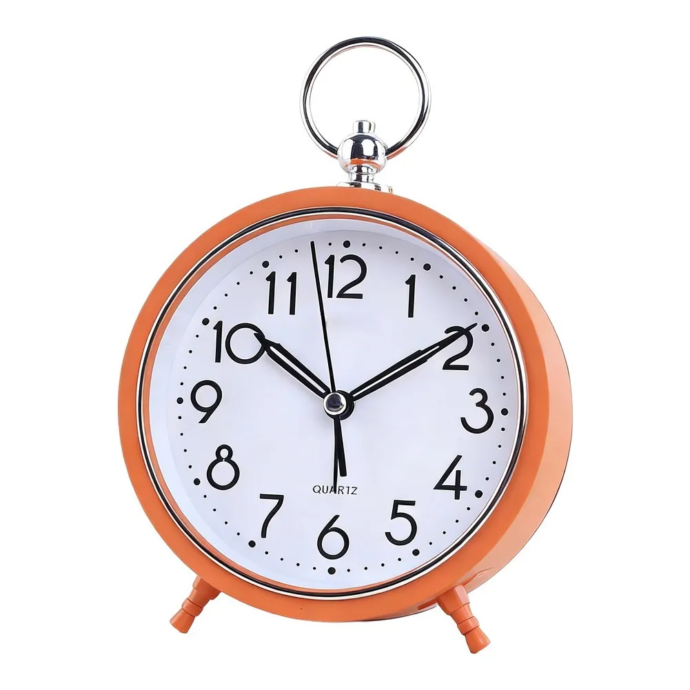 Alarm Clock Analog Digital Clock Loud Alarm Clock Loud Beeping Alarm Built-in Night Light Silent Sweep Second Hand