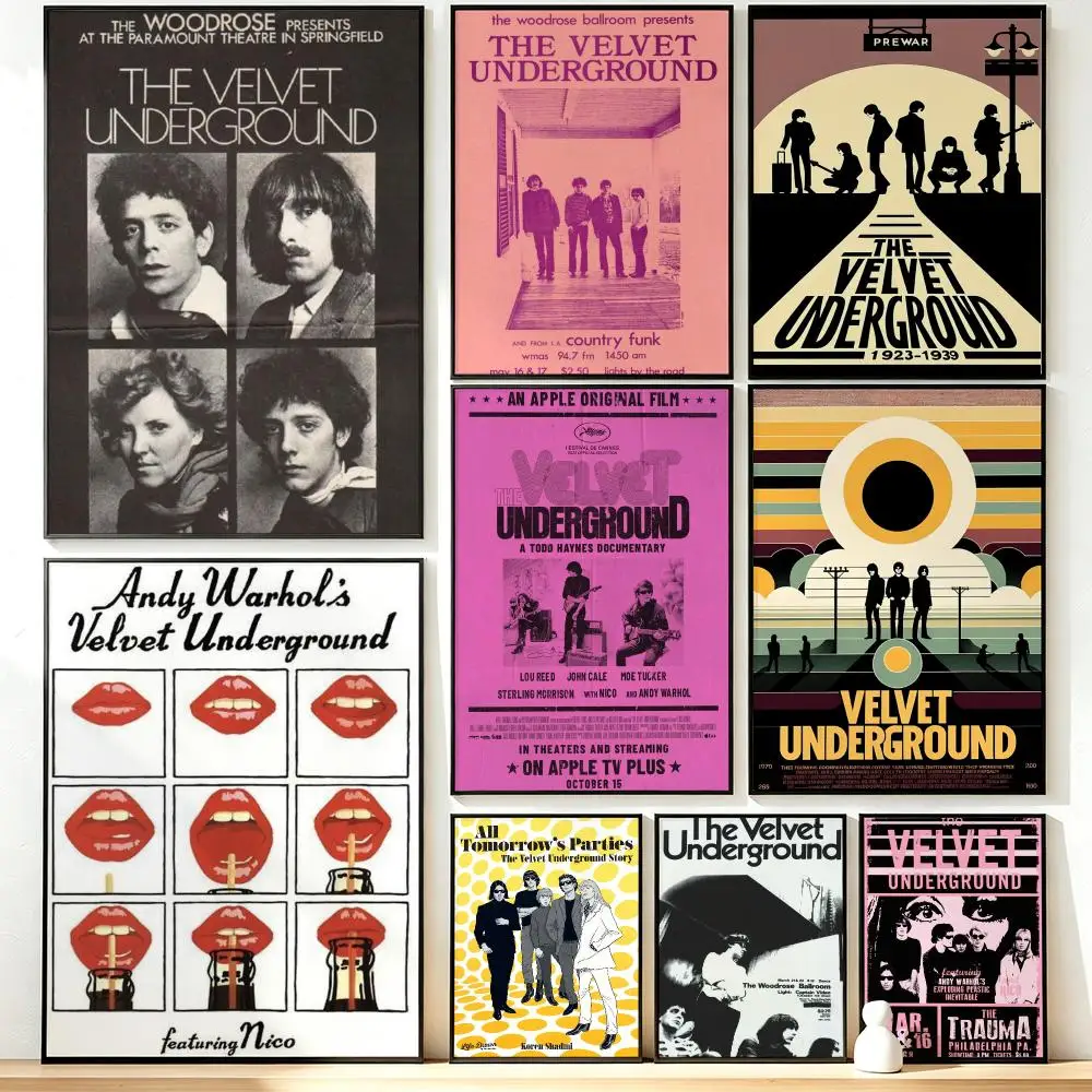 Modern Aesthetic Wall Art Poster band The Velvet Underground Poster for Office Home Decor Interior Large Wall Picture Print