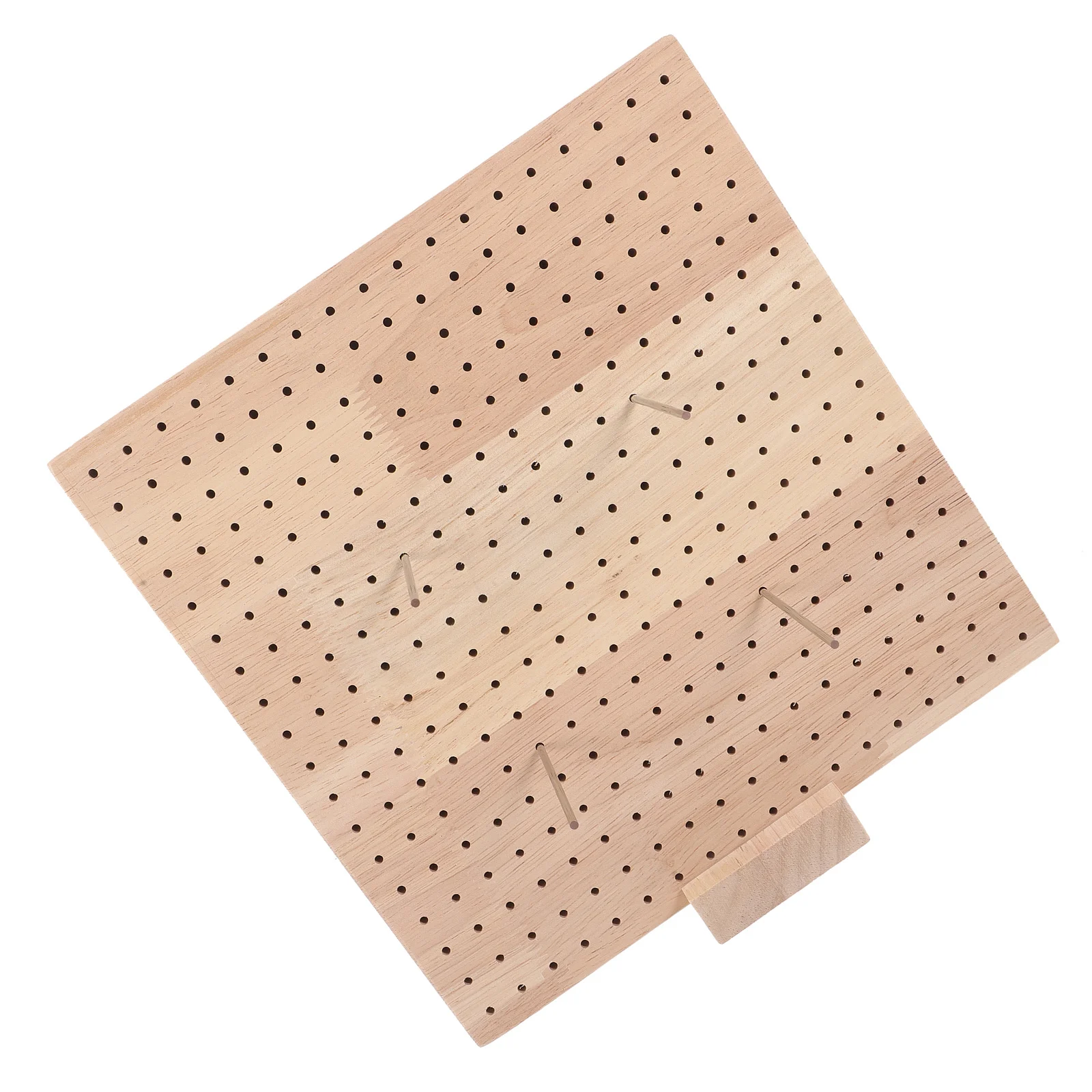 

1Set Wooden Crochet Blocking Board Square Crochet Board Pins Knitting Craft DIY Weaving Supplies Tool Weaving Supplies