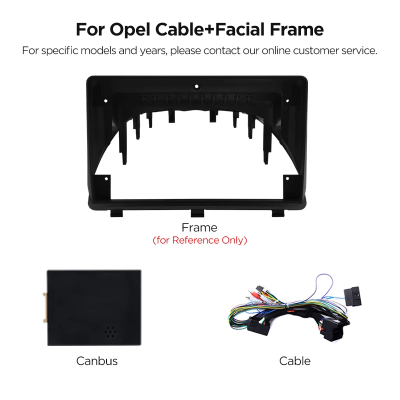 2 Din 9 Inch 10 Inch Auto Middenconsole Radio Frame Kabel Voor Peugeot VW Citroen Fiat Renault Audi Benz BMW KIA Mazda opel Ford