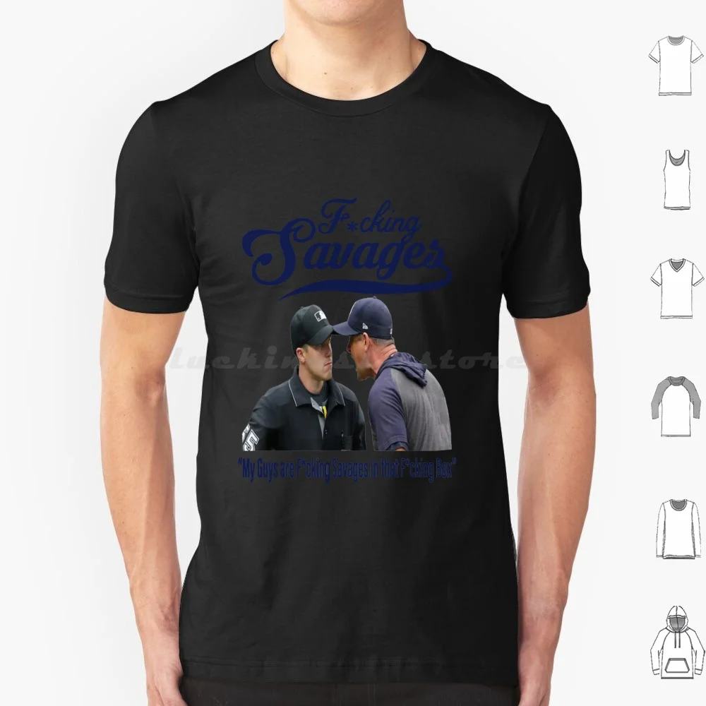 Aaron Boone Savages In The Box Baseball T Shirt Cotton Men Women DIY Print